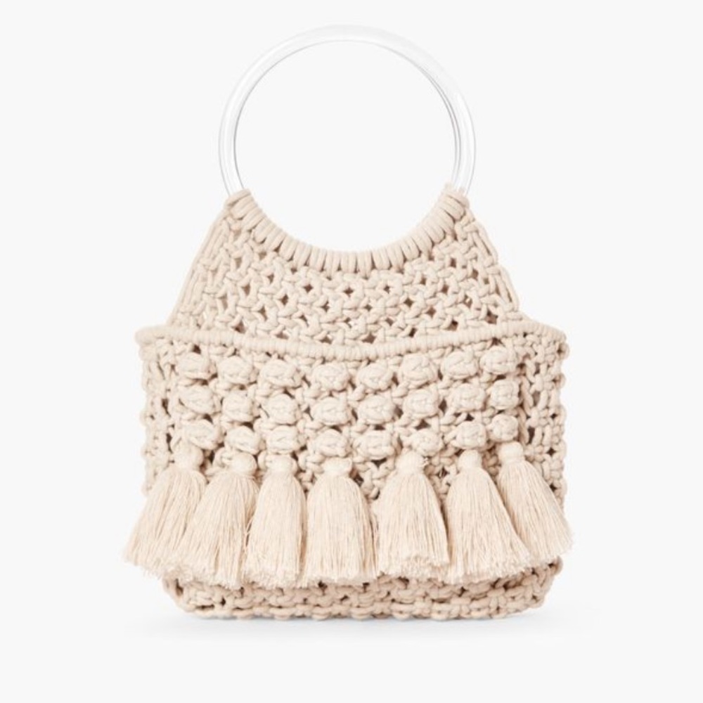 The Beach People Macramé Clutch